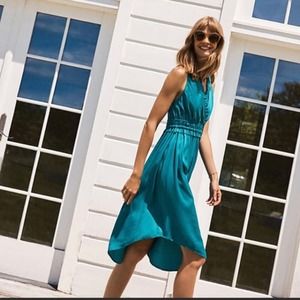 NWT Anthropologie Maeve La Habana Midi Dress‎ Teal